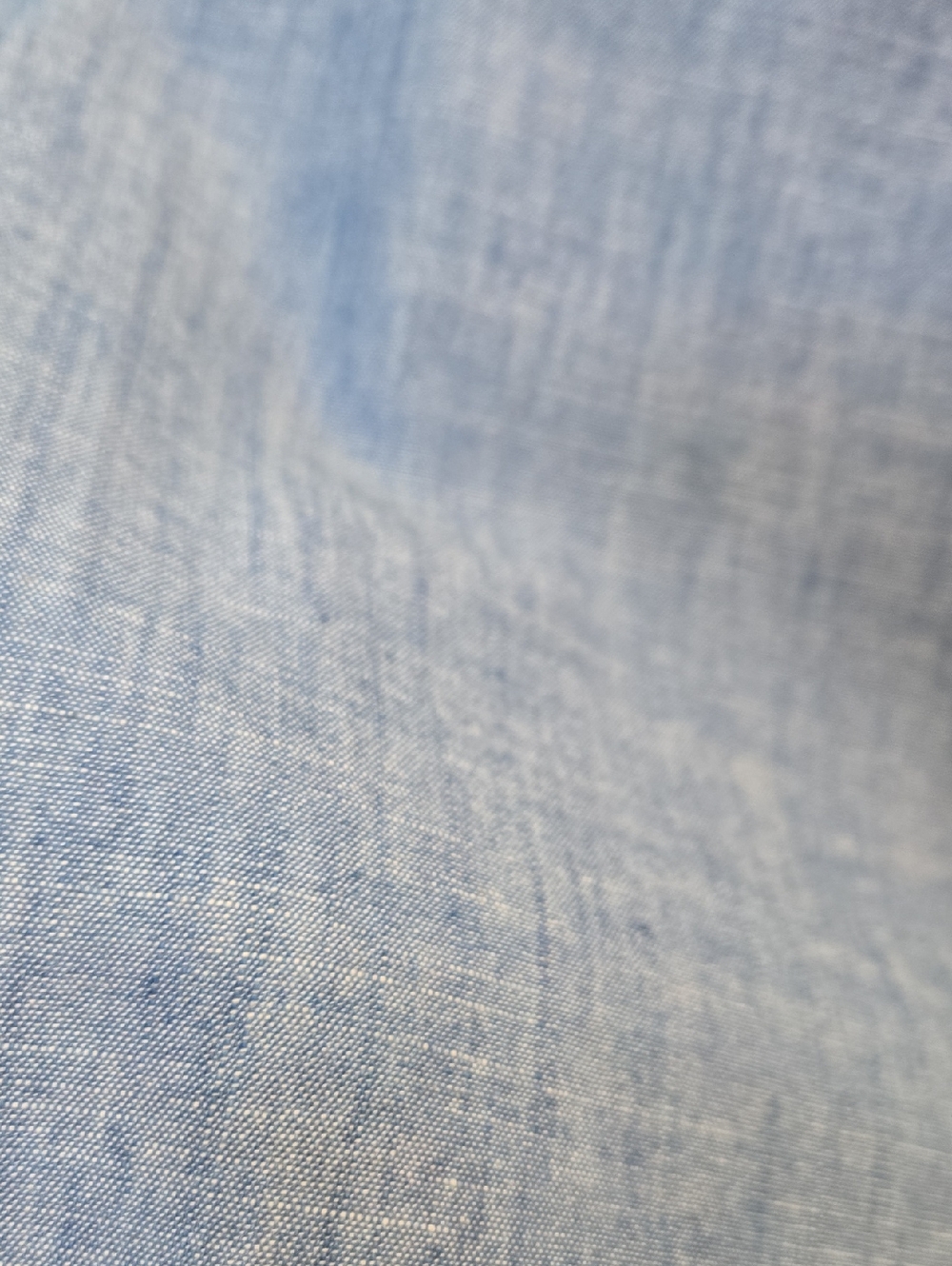 New J. Crew Re-Imagined Blue Denim 100% Cotton Scalloped Tank Blouse - Picture 3 of 8